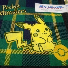 Pokemon Pikachu Handkerchief Made in Japan
