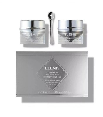 Elemis ULTRA SMART Pro-Collagen Eye Treatment Duo 2 x 10ml / 0.3 fl Oz Exp 2027