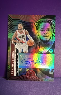 2021 Panini Illusions Collection Autograph Ben McLemore #TC-BMZ Trailblazers