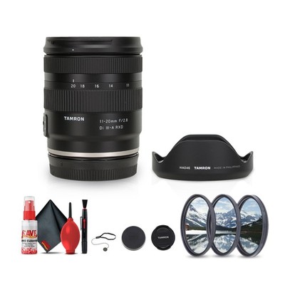 Tamron 11-20mm f/2.8 Di III-A RXD Lens Canon RF Filter Kit Bundle