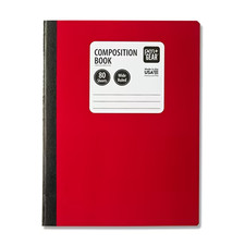 Pen Gear, Wide Ruled Composition Notebooks, 9.75" x 7.5", Red, 80 Sheets