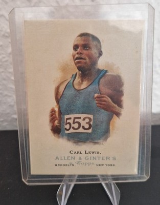 Top Rar 2006 Topps Allen & Ginter's Sprint und Weitsprung Star Carl Lewis #308