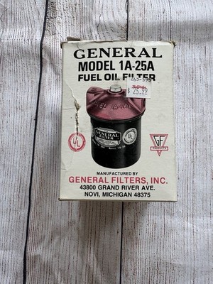 General Model 1A-25A Fuel Oil Filter
