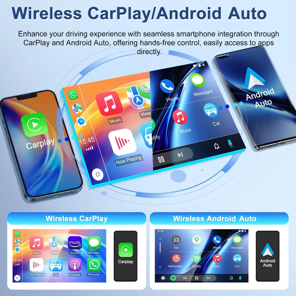 10" 64GB Android Carplay Stereo FM Radio WIFI GPS Navi For Toyota RAV4 2013-2018 - Image 3 of 4