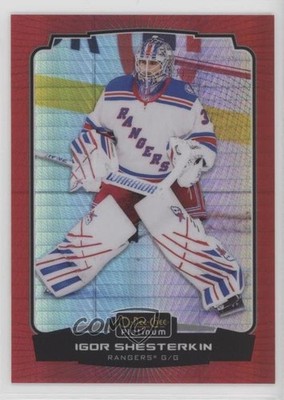 2022-23 O-Pee-Chee Platinum Red Prism /199 Igor Shesterkin #16 02wt
