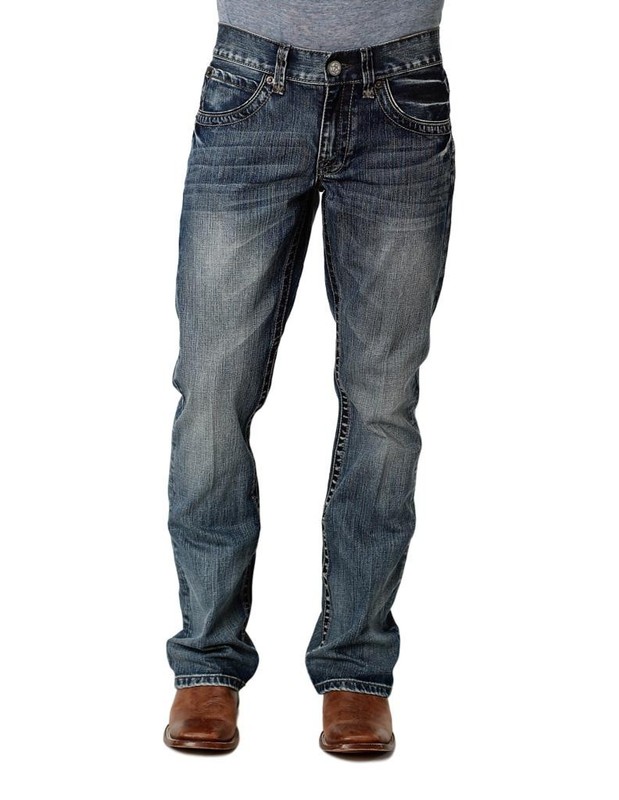 Tin Haul Western Jeans Mens Bootcut 31 Reg Blue 10-004-1660-1206 BU CLEARANCE