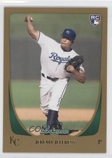 2011 Bowman Gold Jeremy Jeffress #195 0j6