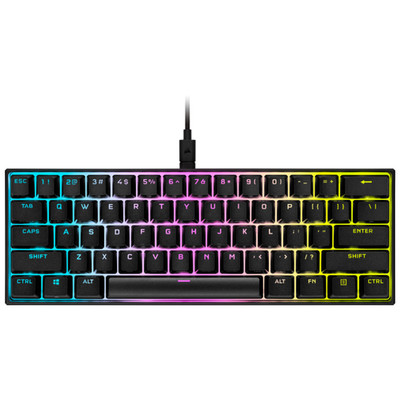 Corsair K65 RGB MINI 60% Mechanische Gaming-Tastatur  PBT-Double-Shot Cherry MX