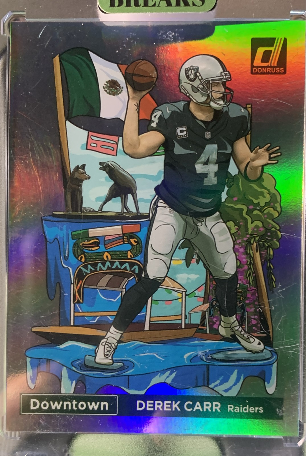 2023 Panini Donruss - International Downtown Derek Carr #3
