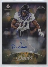 2023 Panini Luminance Rookie Gold Auto 19/100 Derius Davis #145 Auto 1d7l