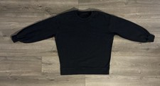 Lulu Lemon Crewneck Sweater Mens Large Solid Black