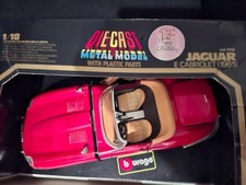 JAGUAR E Cab 1961   1/18 rouge  13è Annivers création  Métal  Edit. lim.