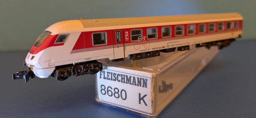 Fleischmann 8680, Intercity Steuerwagen, mit Frontkupplung !, Profikupplung | Zustand: Gebraucht