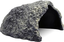 Reptile Habitat Decor Turtle Hideouts Cave Bark Bends Aquarium Fish Tank Ornamen