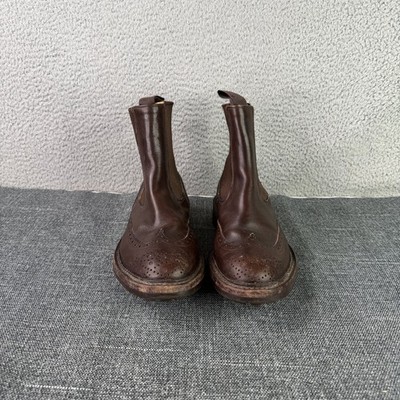 Trickers Henry Brogue Chelsea Boots Mens UK 8.5 US 9.5 Brown Leather England Trickers Henry Brogue Chelsea Boots Mens UK 8.5 US 9.5 Brown  main image 2