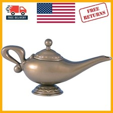 Lightweight Gold Genie Lamp Costume Accessory for Adults - Fun Halloween Prop