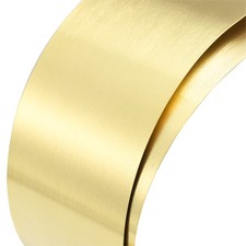 1000mm x 100mm x 0.02mm Brass Sheet Rolls Metal Foil Plate 39.4" x 3.9"