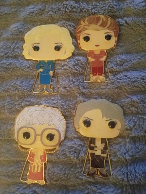 The Golden Girls 4 Inch Funko POP! Pins | Set of 4