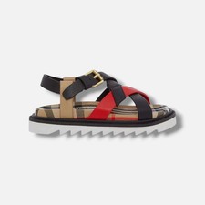 Burberry Unisex Kids Black K1-Jane Check Sand...