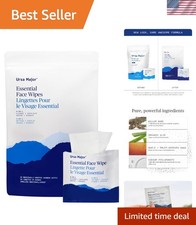 4-in-1 Essential Face Wipes - Hydrating, Exfoliating, Cruelty-Free 20 Count