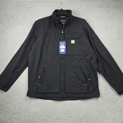 Carhartt ブラックジャケット 52 Carhartt Sherpa-Lined Relaxed Fit Washed Duck Jacket | Gemplers