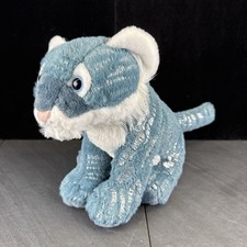 Wild Republic Foilkins Blue Tiger Cub 12" Realistic Plush Stuffed Animal Toy