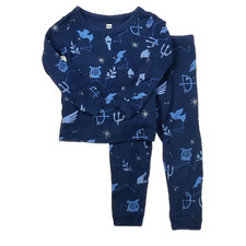 Tea Collection Unisex Navy Harps 2T Pajamas 2-Piece Set