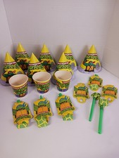 Tortugas Ninja Adolescentes Mutantes Clásico TMNT Decoración Fiesta de Cumpleaños Sombreros Sopladores