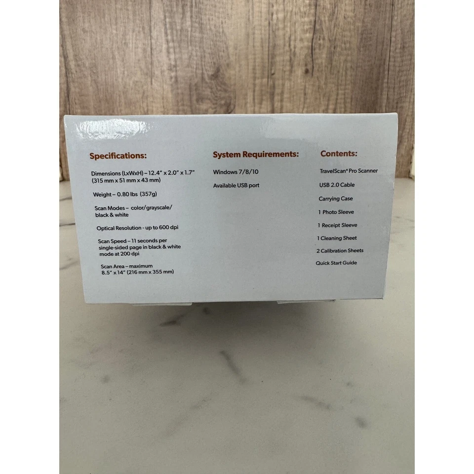 Ambir TravelScan Pro Simplex Document & ID Card Scanner Portable USB - Image 3 of 4