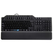 Image of Dell KB522 Multimedia USB Standard Keyboard QWERTY Spanish Black With Stickers