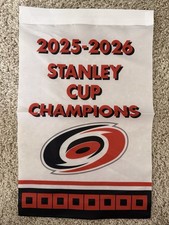 Carolina Hurricanes 2025-2026 Stanley Cup Champions Banner/Flag Sz S