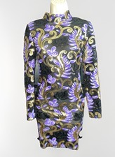 House Of CB Taya Sequined Purple Sexy Mini Lace up Detail Party Dress Size XS