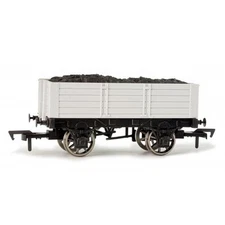 Dapol A015 'Un Painted' 5 Plank Open Mineral Wagon With Load Grey New Boxed -T48
