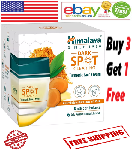 Himalaya Dark Spot Clearing Turmeric Face Cream Reduces Dark spots Acne Scars