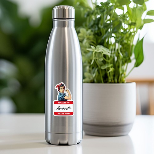 Weil ich Amanda Autoaufkleber wasserdicht Vinyl Aufkleber - Bild 3 von 5