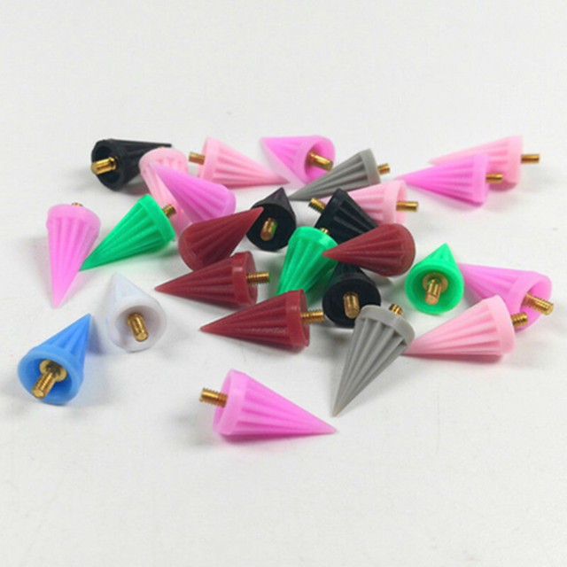 100 Pcs Dental Disposable Rubber Prophy Cup Flat/Tapered/Screw