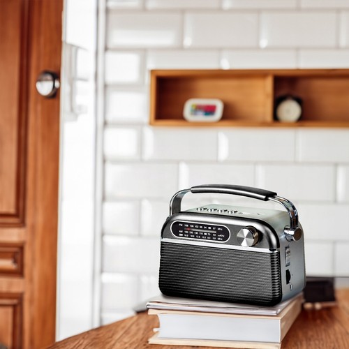 Retro Radio Lautsprecher Vintage Küchenradio Radio 1200 mAh FM AM SW Retoo - Bild 5 von 16