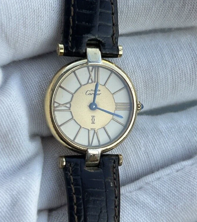 Reloj de Vestir Vintage Must de Cartier Damas Vermeil 24MM Foto 2 de 4