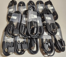 LOT OF 20 NEW 6FT Dell 5KL2H06509 HD 15-pin M/M VGA  SVGA Monitor Video Cable
