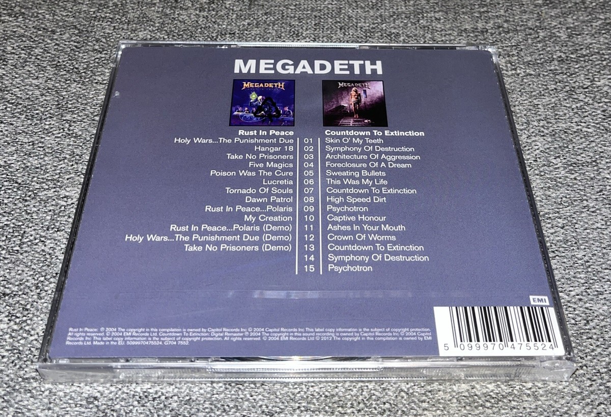 洋楽 MEGADETH Killing Peace Far Rust Count CD Megadeth - Rust In Peace - Amazon.com Music