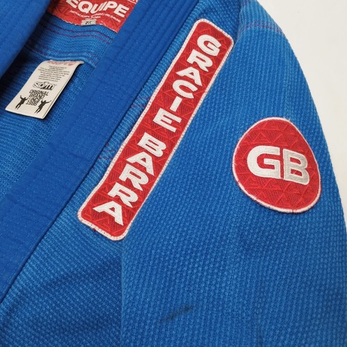 Chaqueta y Pantalones Gracie Barra Storm Equipe Jiu Jitsu BJJ Gi Juvenil Y4 Azul GBY4#3 - Imagen 15 de 22
