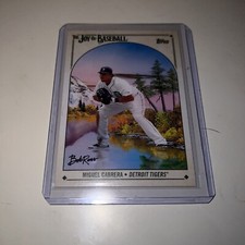2023 Topps X Bob Ross The Joy Of Baseball - Miguel Cabrera - Detroit Tigers