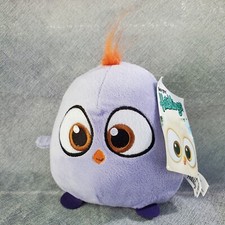 Angry Birds Purple Hatchlings Bird 6" Plush Stuffed Toy Video Game Rovio Tag
