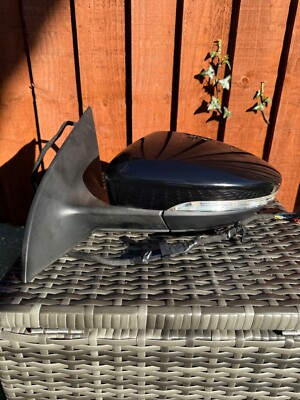 Volkswagen Scirocco 2010 Passenger side left Power Fold wing mirror Black #435