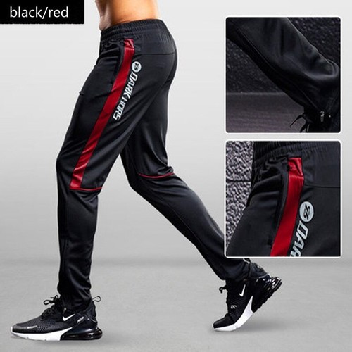Pantalones deportivos para hombre con bolsillos con cremallera entrenamiento de fútbol trotar pantalones deportivos nuevos - Imagen 15 de 18