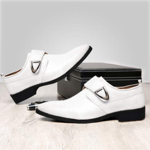 Scarpe uomo formali a punta antiscivolo resistenti all'usura eleganti taglio basso micro - Foto 28 di 33