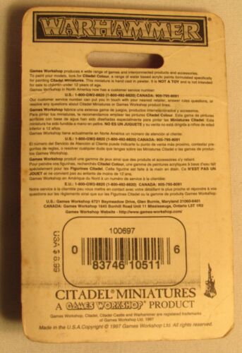 Warhammer Dark Elf Cold One Knights Games Workshop 8511A (100697) 1997 - Imagen 3 de 4