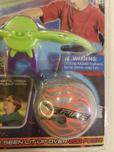 2011 PLAY VISIONS CYBER FIRE GLOW HIGH BOUNCE BALL & LED LIGHT SET NEW FREE S/H - Picture 2 of 9