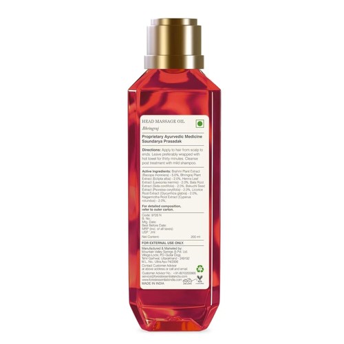 Forest Essentials Ayurvedic Herb Enriched Head Massage Oil Bhringraj hair oil - Picture 6 of 6