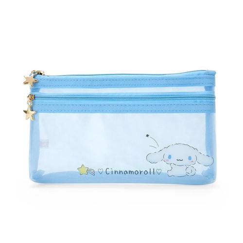 Hello Kitty My Melody Kuromi Cinnamoroll Pochacco Twin Zipper Pencil Case Pouch - 第 8/8 張圖片